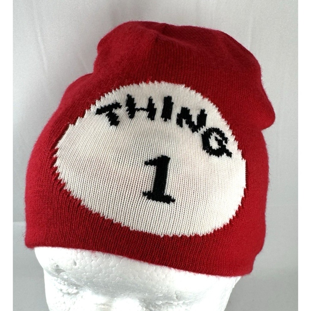 Universals Islands of Adventure Reversible 1990s Thing 1 and Thing 2 Beanie Hat